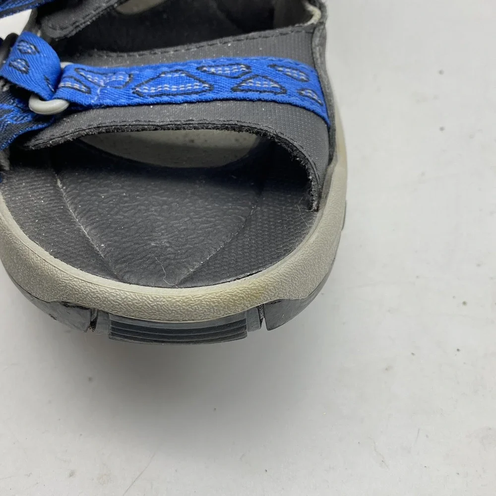 Timberland Mens Sandals 7 Black Blue Y2K Adjustable Hiking‎ Outdoor Gorpcore